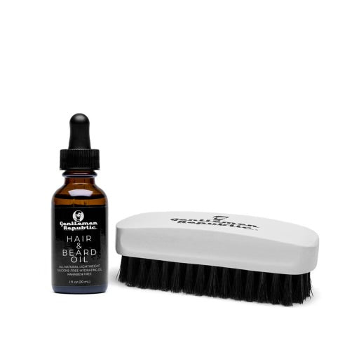 Hair & Beard Oil +  Beard Brush