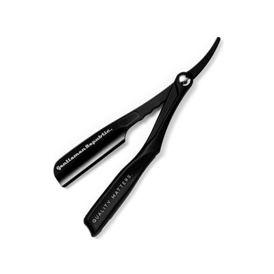 Matte Black Straight Razor Holder